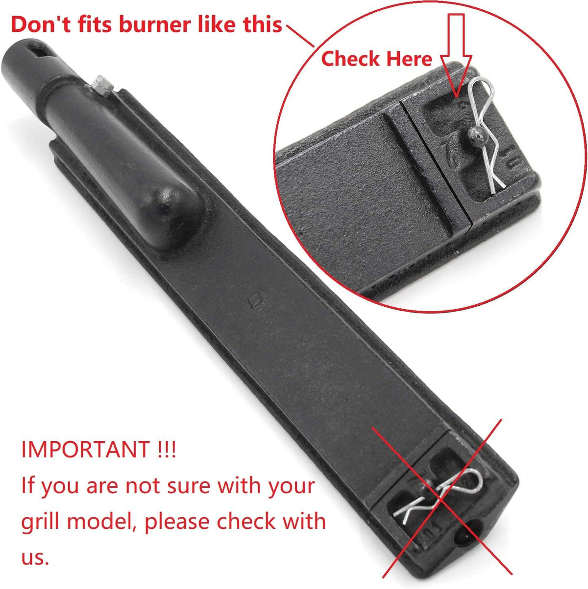 4 Pack 304 Stainless BBQ Grill Burners