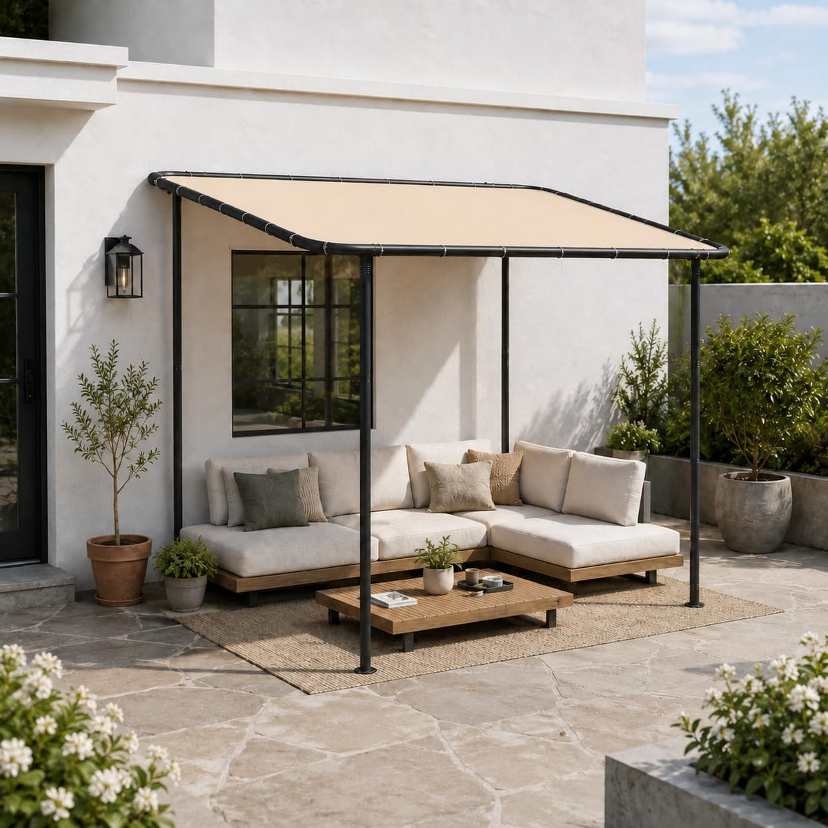 10'x6' Lean to Canopy Pergola