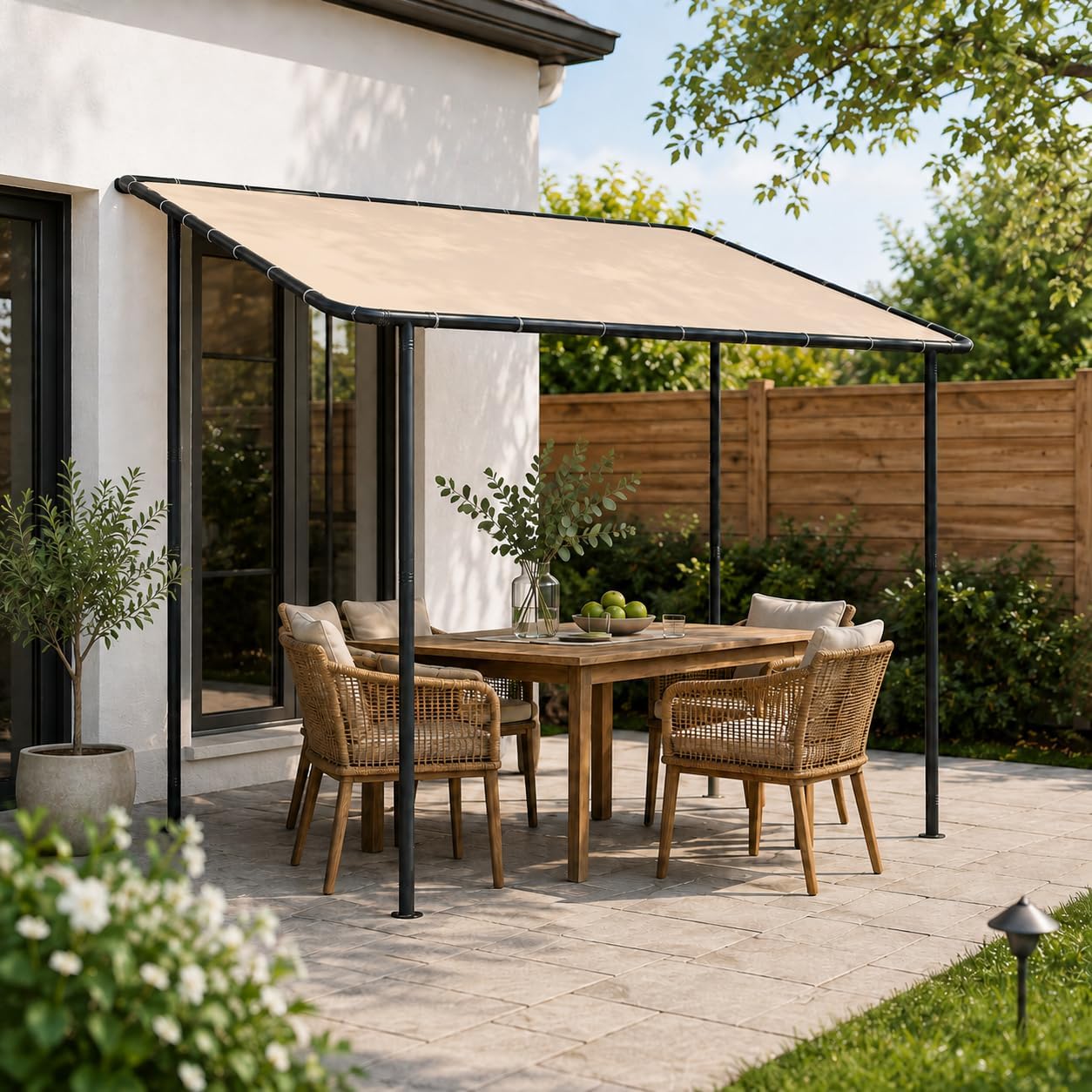 10'x6' Lean to Canopy Pergola