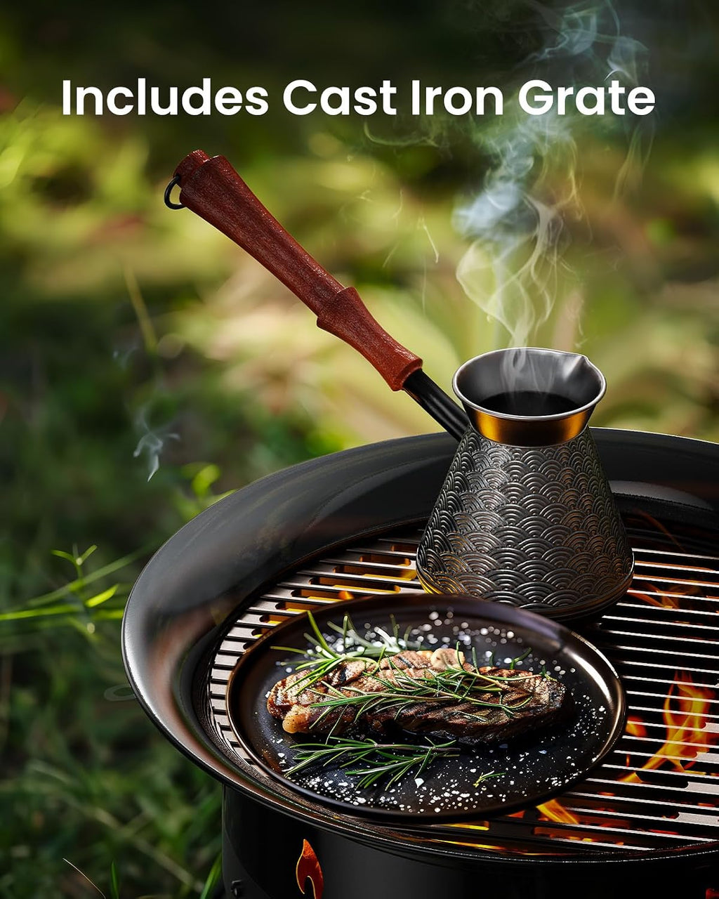 24" Portable Propane Fire Pit