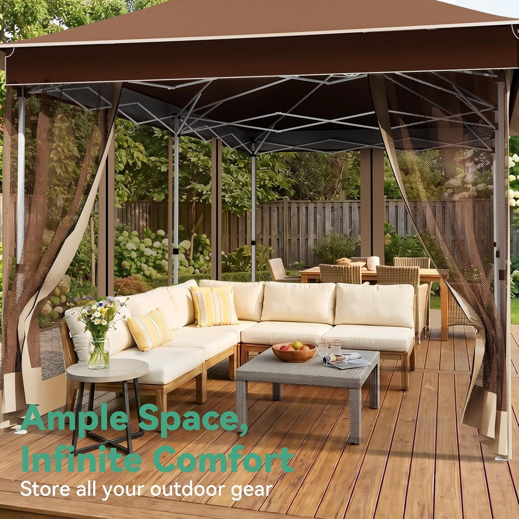 12'x20' Pop Up Screened Gazebo