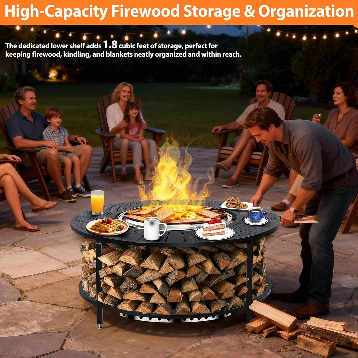 40" Fire Pit Surround Tabletop for Solo Stove Ranger