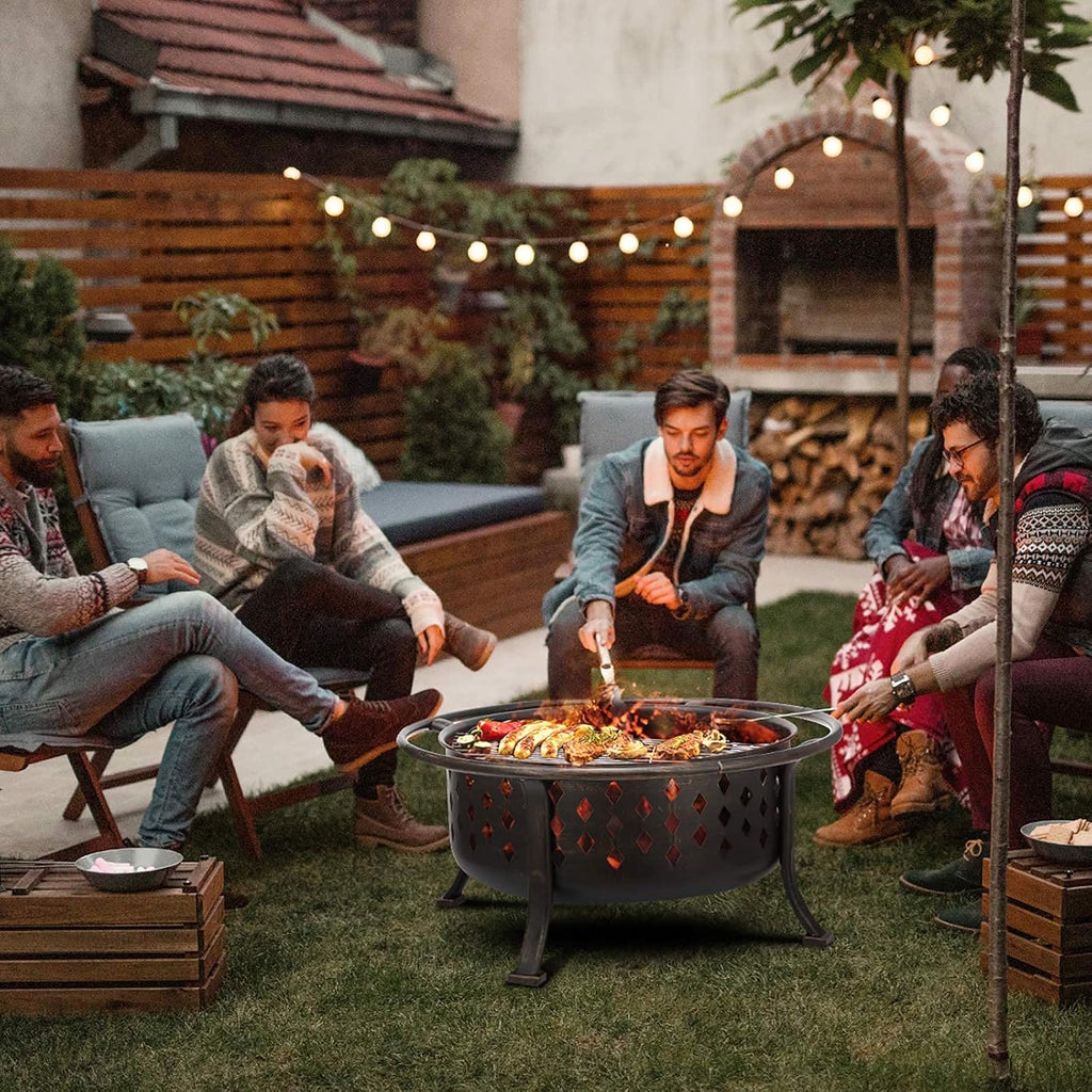 36" Bronze Crossweave Fire Pit