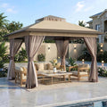11'x11' Pop Up Gazebo with Double Vented Roof