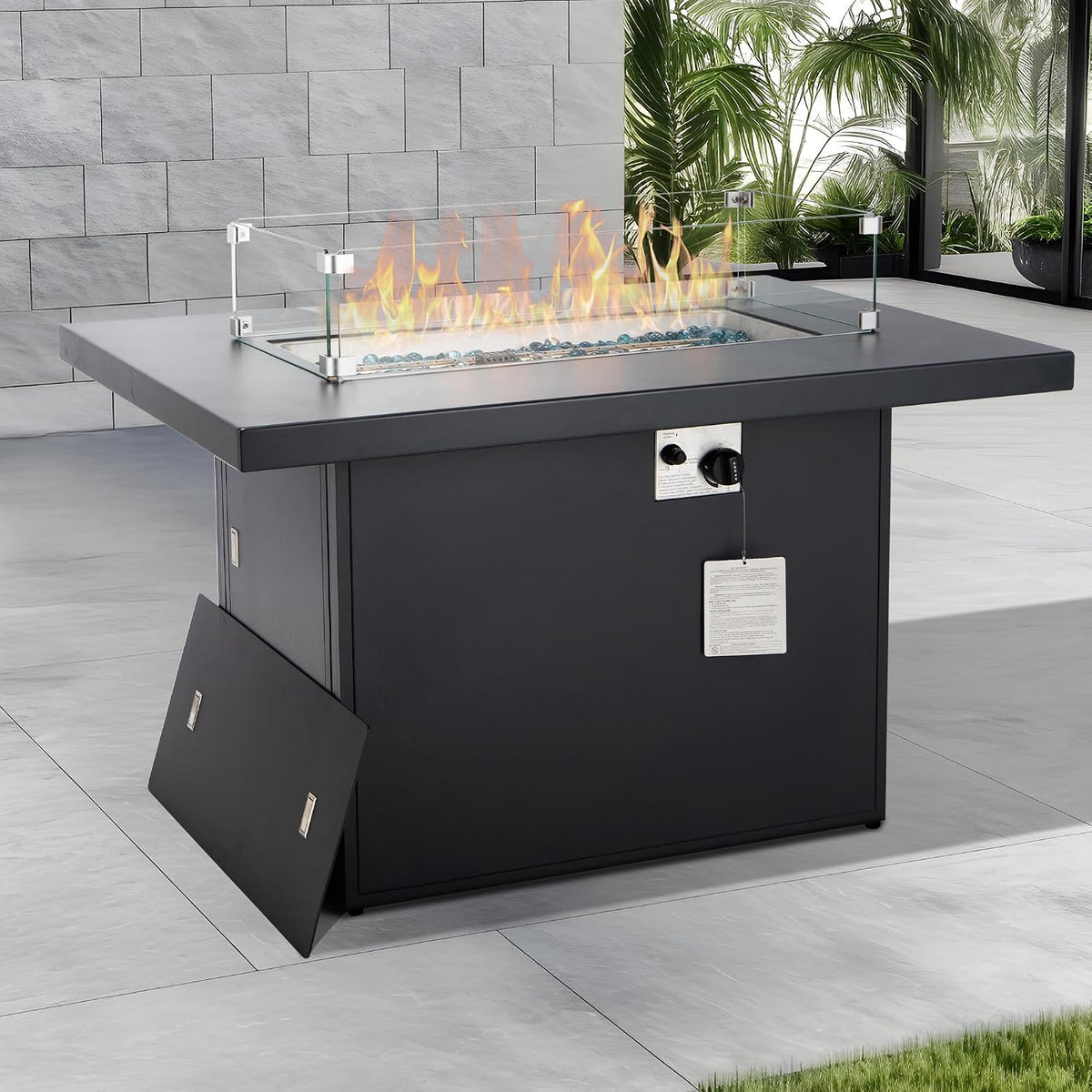 43" Aluminum Propane Fire Pit Table