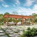 12x24 Cedar Wood Pergola