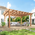 10x14 Cedar Wood Pergola