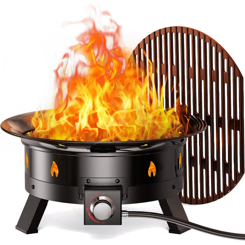 24" Portable Propane Fire Pit